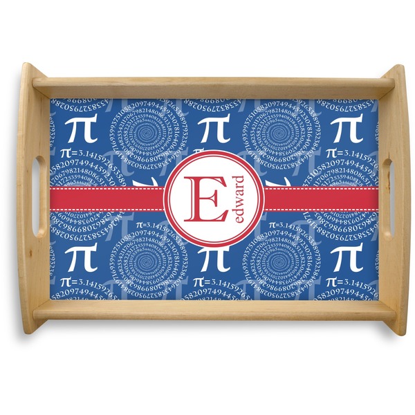Custom PI Natural Wooden Tray - Small (Personalized)