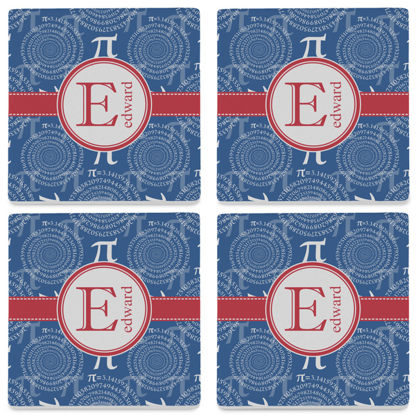 PI Set of 4 Sandstone Coasters - See All 4 View