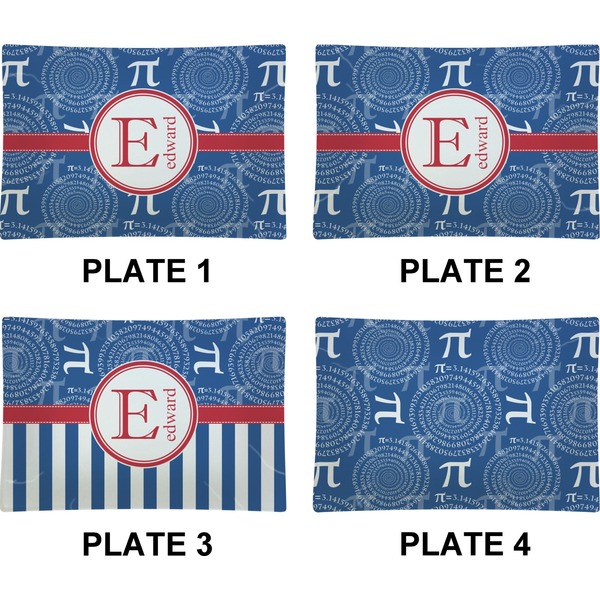 PI Set of Rectangular Appetizer / Dessert Plates (Approval)