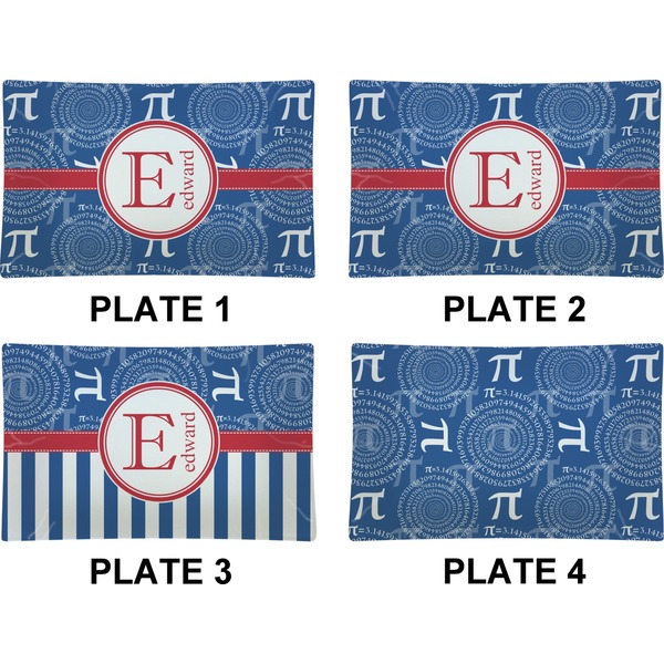 PI Set of Rectangular Dinner Plates (Approval)