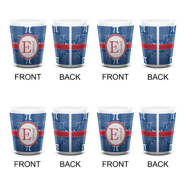 PI Shot Glass - White - Set of 4 - APPROVAL