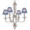 PI Small Chandelier Shade - LIFESTYLE (on chandelier)