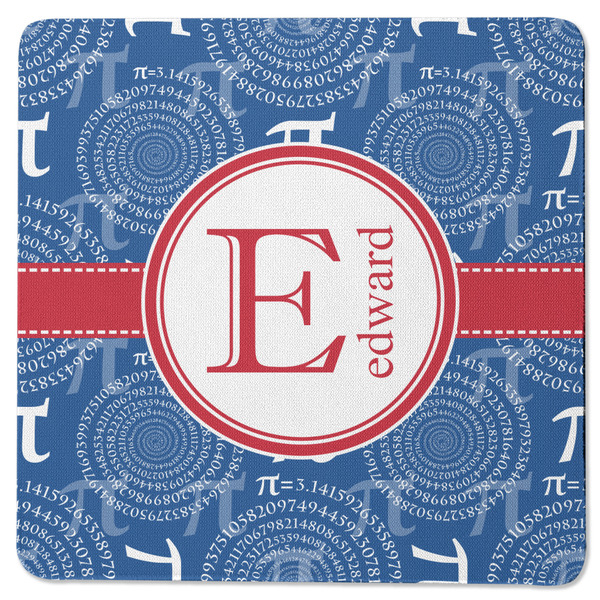 Custom PI Square Rubber Backed Coaster (Personalized)