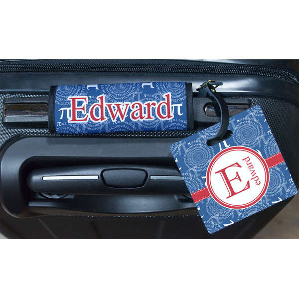 PI Square Luggage Tag & Handle Wrap - In Context