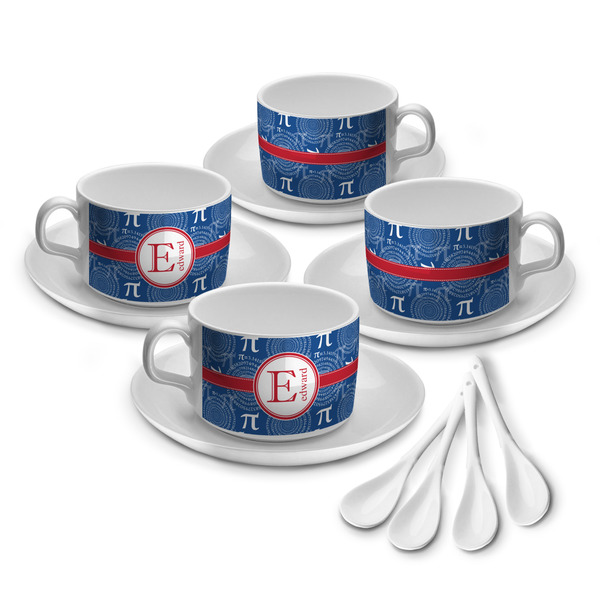 Custom PI Tea Cup - Set of 4 (Personalized)