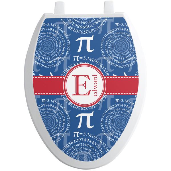 Custom PI Toilet Seat Decal - Elongated (Personalized)