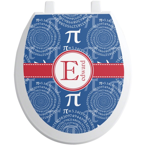 Custom PI Toilet Seat Decal - Round (Personalized)