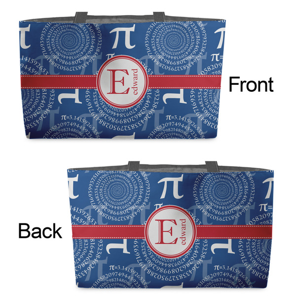 PI Tote w/Black Handles - Front & Back Views