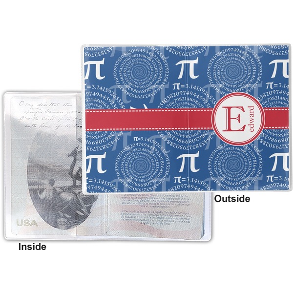 PI Vinyl Passport Holder - Flat Front and Back