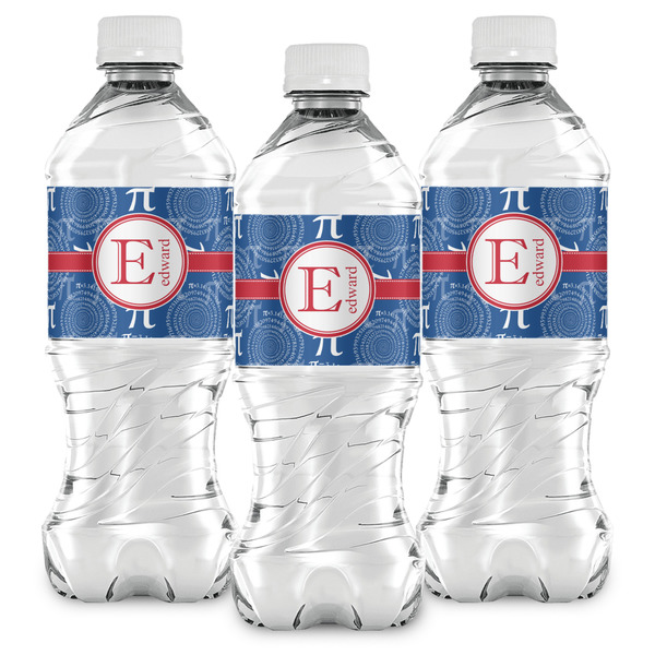 PI Water Bottle Labels - Front View