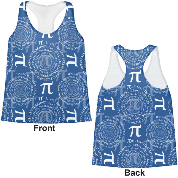 PI Womens Racerback Tank Tops - Medium - Front and Back