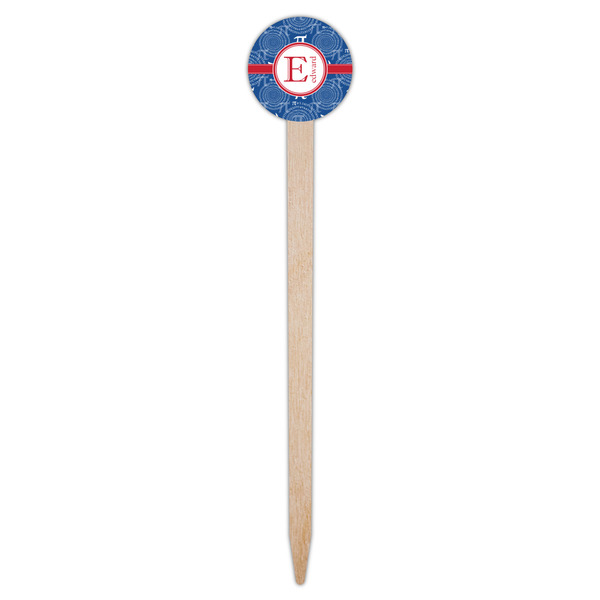 PI Wooden 6" Food Pick - Round - Single Pick
