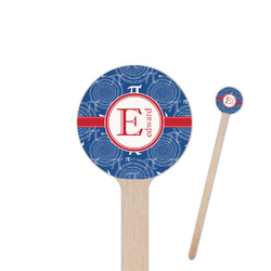 PI 6" Round Wooden Stir Sticks - Double Sided (Personalized)