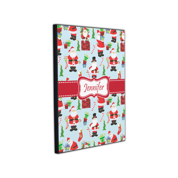 Santa and Presents 11x14 Wood Print - Angle View