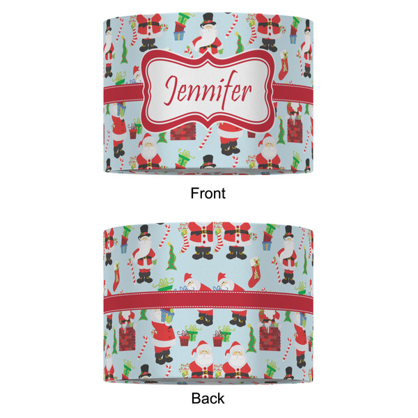 Santa and Presents 12" Drum Lampshade - APPROVAL (Fabric)