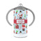 Santa and Presents 12 oz Stainless Steel Sippy Cups - FRONT