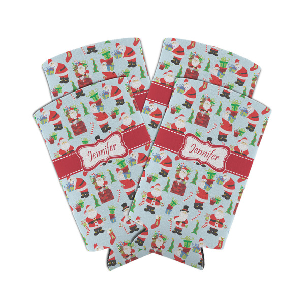 Santa and Presents 12oz Tall Can Sleeve - Set of 4 - MAIN