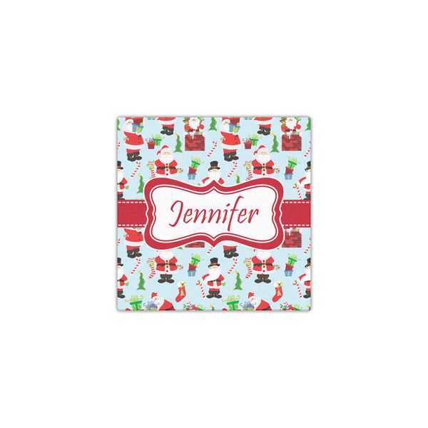 Santa and Presents 12x12 - Canvas Print - Front View