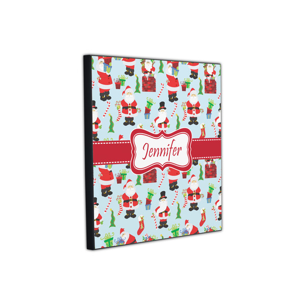 Santa and Presents 12x12 Wood Print - Angle View