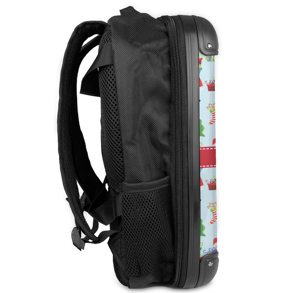 Santa and Presents 13" Hard Shell Backpacks - Side View
