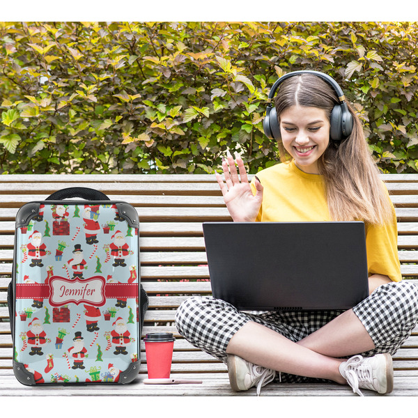 Santa and Presents 15" Backpack - LIFESTYLE