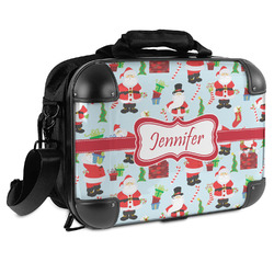 Santa and Presents Hard Shell Briefcase - 15" (Personalized)