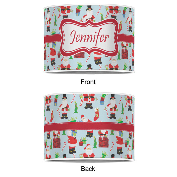 Santa and Presents 16" Drum Lampshade - APPROVAL (Poly Film)