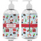 Santa and Presents 16 oz Plastic Liquid Dispenser- Approval- White