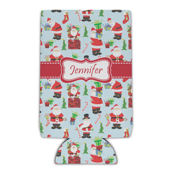 Custom Santa and Presents Can Cooler (Personalized)