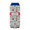 Santa and Presents 16oz Can Sleeve - FRONT (on can)