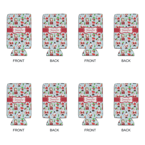 Santa and Presents 16oz Can Sleeve - Set of 4 - APPROVAL
