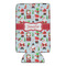 Santa and Presents 16oz Can Sleeve - Set of 4 - FRONT
