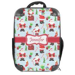 Santa and Presents Hard Shell Backpack (Personalized)