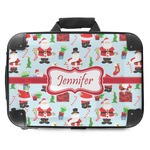 Santa and Presents Hard Shell Briefcase - 18" (Personalized)