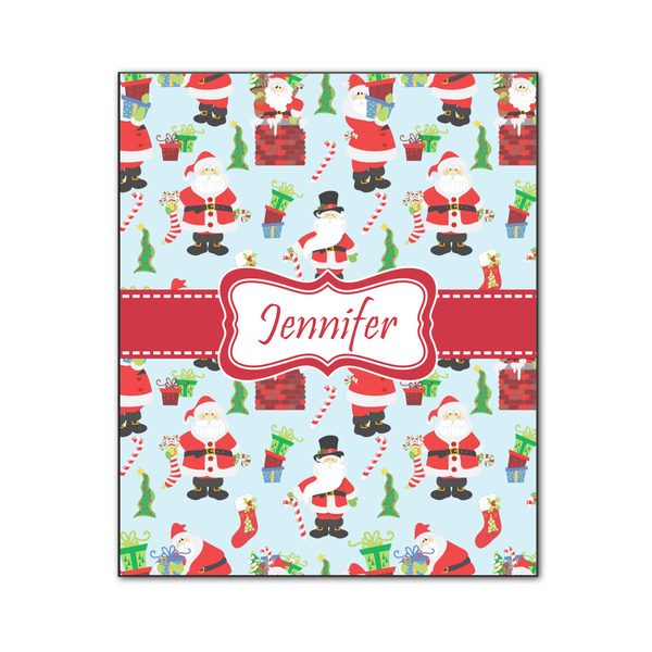 Santa and Presents 20x24 Wood Print - Front View