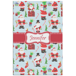 Santa and Presents Poster - Matte - 24x36 (Personalized)