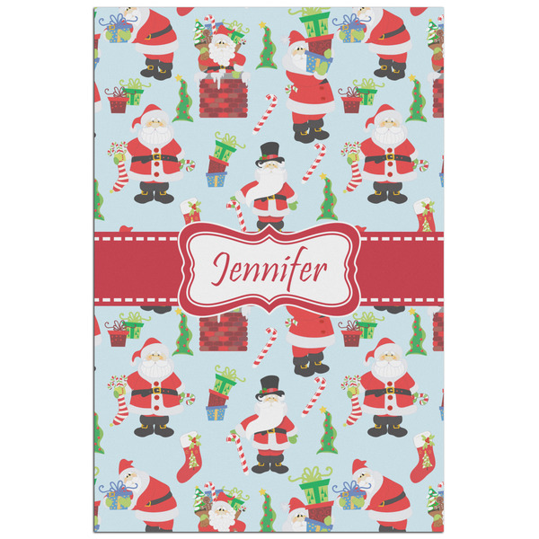 Custom Santa and Presents Poster - Matte - 24x36 (Personalized)