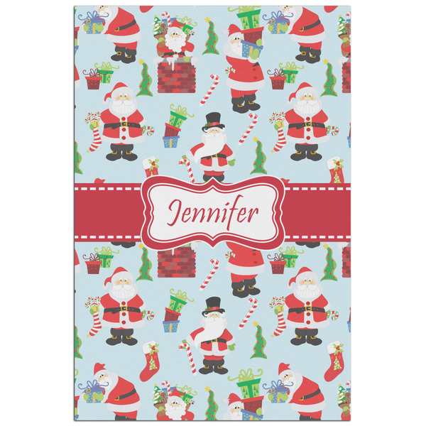 Custom Santa and Presents Poster - Matte - 24x36 (Personalized)