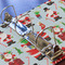 Santa and Presents 3 Ring Binders - Full Wrap - 2" - DETAIL