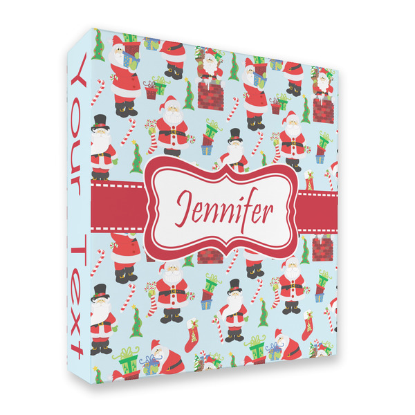 Santa and Presents 3 Ring Binders - Full Wrap - 2" - FRONT