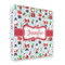 Santa and Presents 3 Ring Binder - Full Wrap - 2" (Personalized)