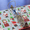 Santa and Presents 3 Ring Binders - Full Wrap - 3" - DETAIL
