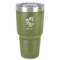 Santa and Presents 30 oz Stainless Steel Ringneck Tumbler - Olive - Front