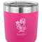 Santa and Presents 30 oz Stainless Steel Ringneck Tumbler - Pink - CLOSE UP