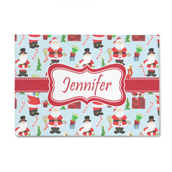 Santa and Presents 4' x 6' Indoor Area Rug (Personalized)