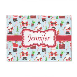 Santa and Presents 4' x 6' Patio Rug (Personalized)