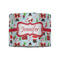 Santa and Presents 8" Drum Lampshade - FRONT (Fabric)