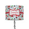 Santa and Presents 8" Drum Lamp Shade - Fabric (Personalized)