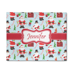 Santa and Presents 8' x 10' Indoor Area Rug (Personalized)