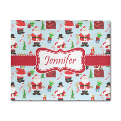 Santa and Presents 8' x 10' Patio Rug (Personalized)